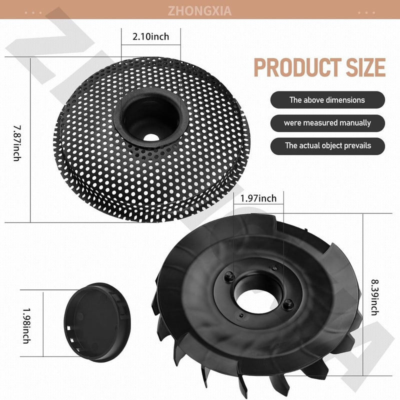 ZHONGXIA 796201 Flywheel Fan Kit Compatible with B&S/Cub Cadet LA115 LA105 31P677 31G777 31R777 31P707 319000 31A000 Engines, Replace 699043, 794436, 699708, 695492, 695056, 697853, 796083, 794438 - Image 3